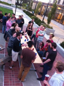 Proof of the fun times had during Flip Cup! Photo: M. F.